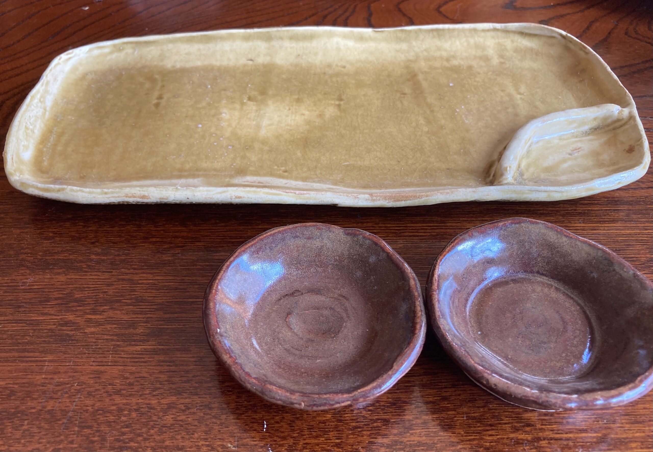 和食器　陶芸教室　手作り　刺身皿