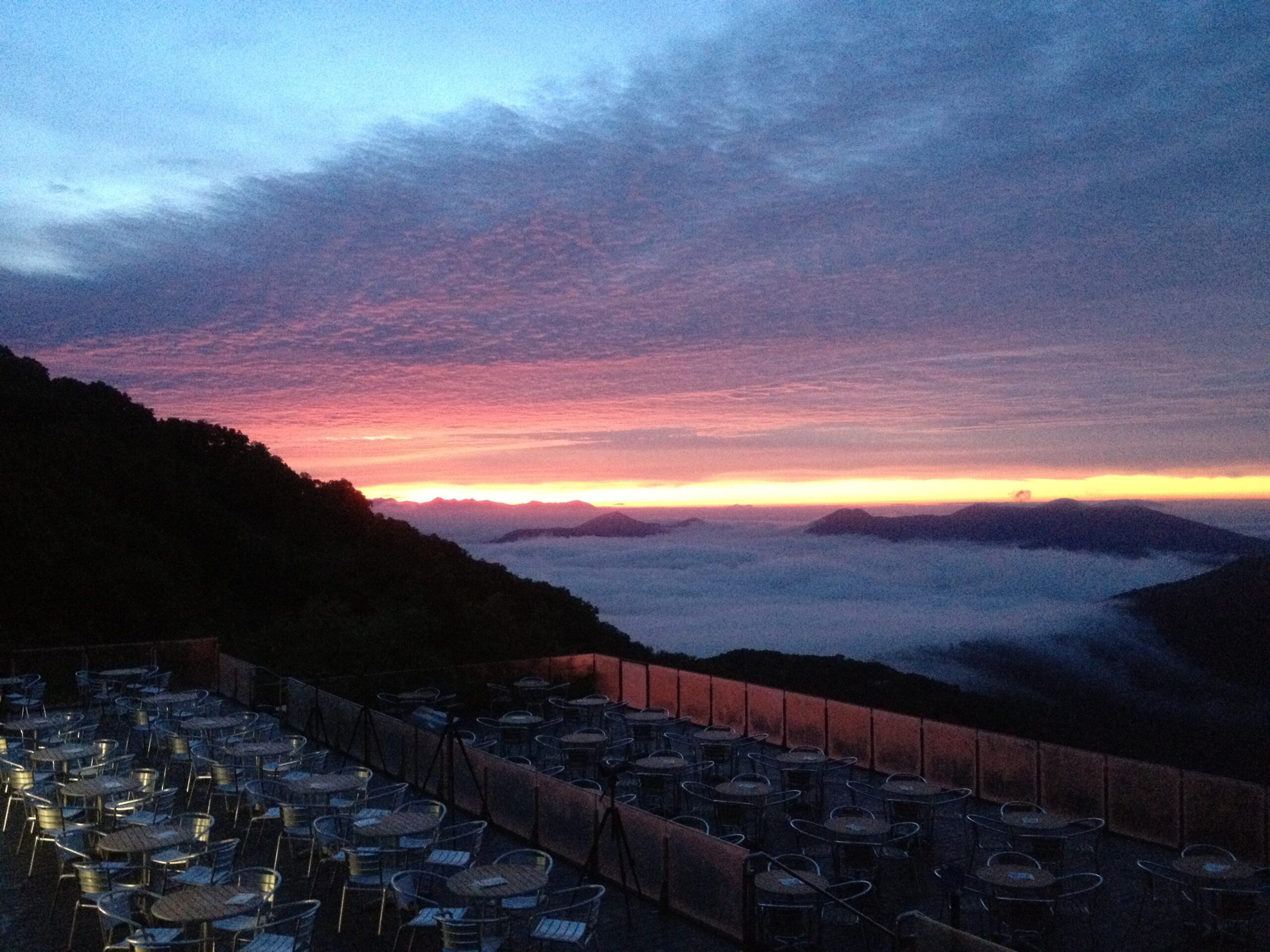 雲海 山の上 雲