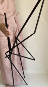 コンパクトハンガーラック　凹凸で連結　軽量　イベント　フリマに　