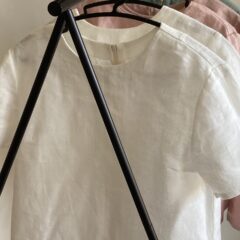 ハンガーラック軽量コンパクト折りたたみ可”ミニマルワークス”フリマやイベント洗濯物干しに