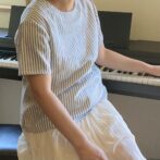 体型カバーTブラウス　ガーゼ　汗を吸う　多汗症の服　肌触りいい服