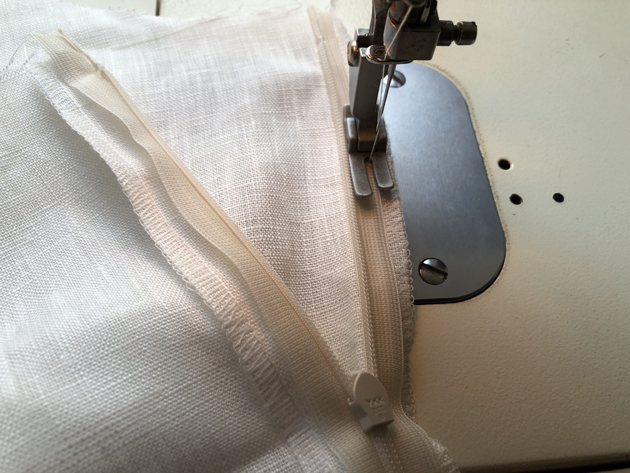 ファスナーつけ方