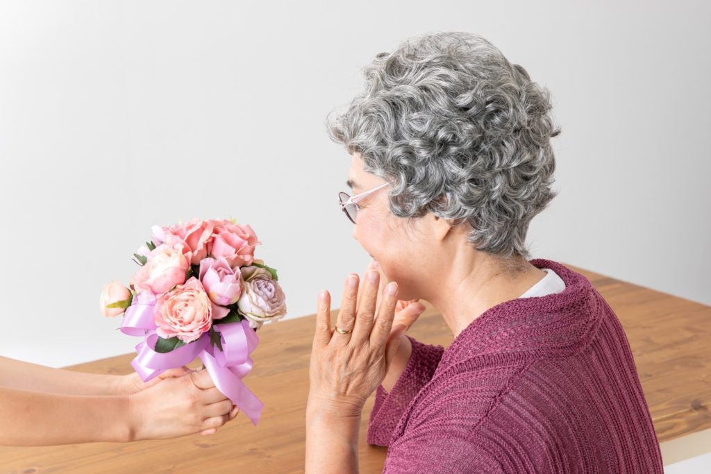 敬老の日プレゼント　おばあちゃん　祖母　花　
