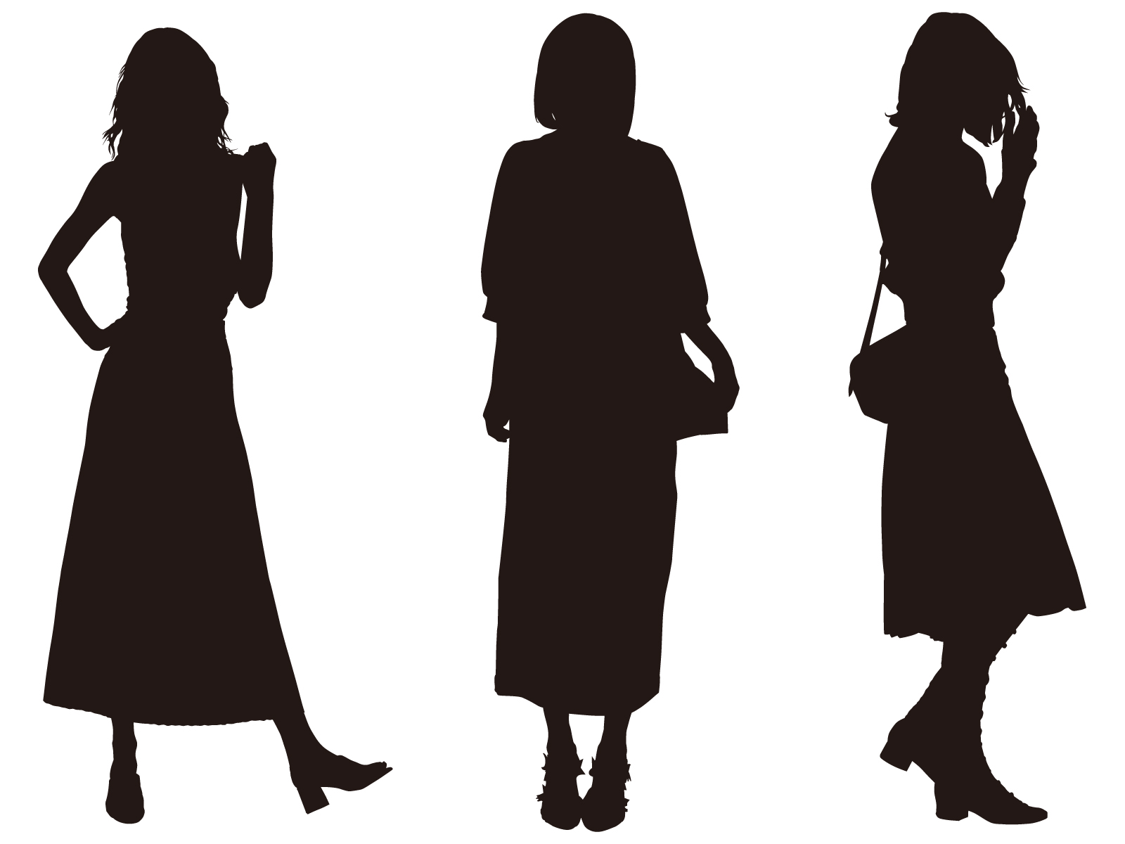 女性　ファッション　シルエット　骨格診断