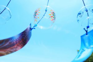 夏　涼し気　風鈴