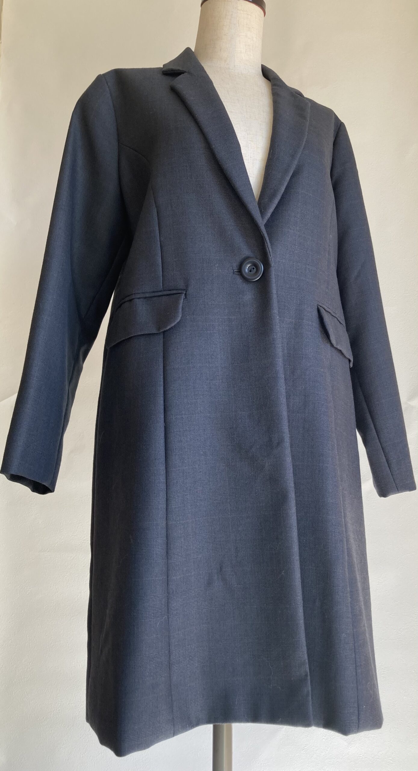 チェスタコート　濃い灰色グレー　フォーマル