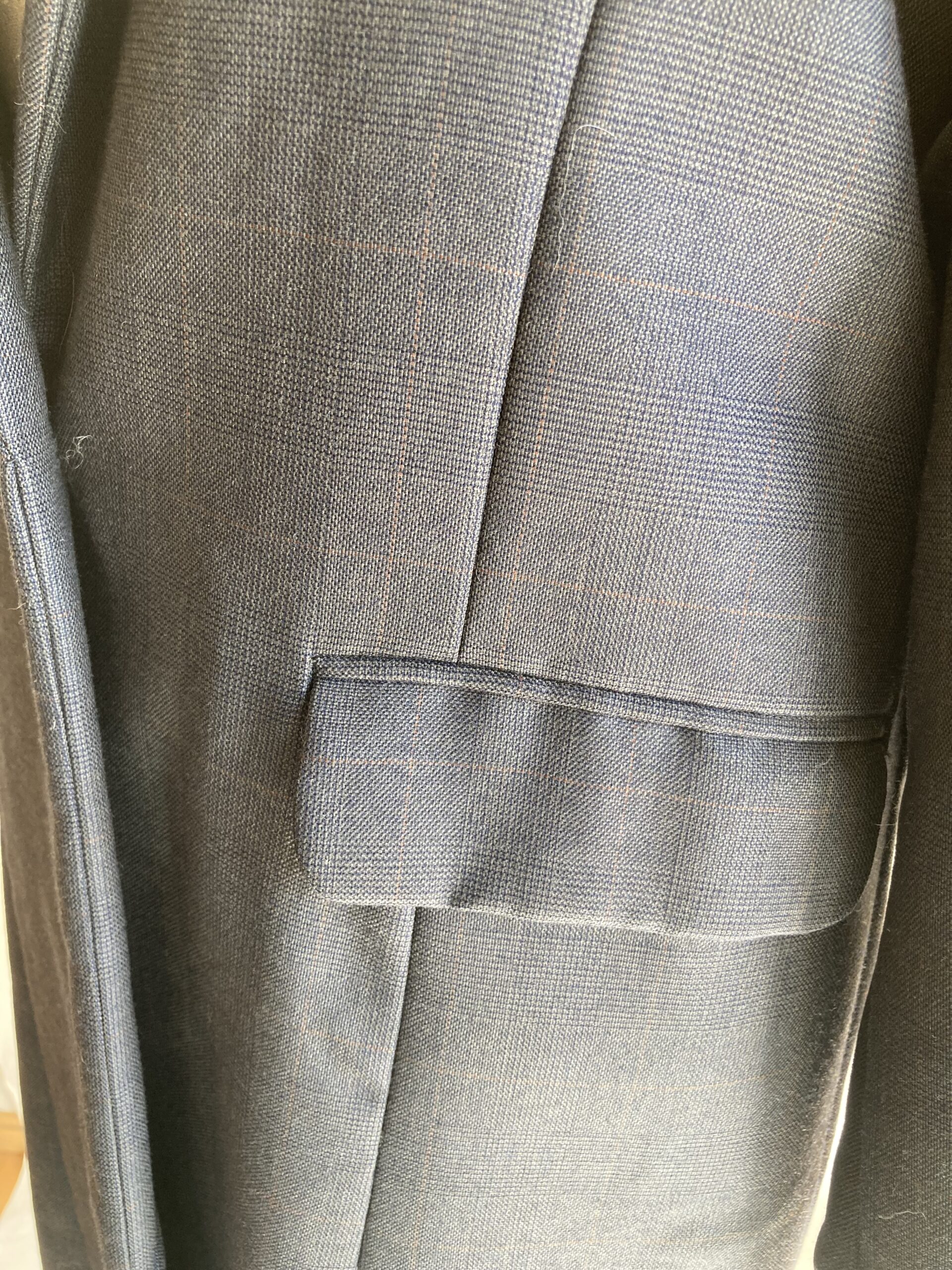 フラップポケット　コートのポケット