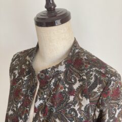 ビンテージ風生地や柄物で作りました