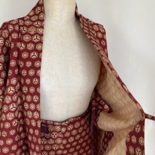 2部式着物へ”着物をリメイク”普段使いの作業着に