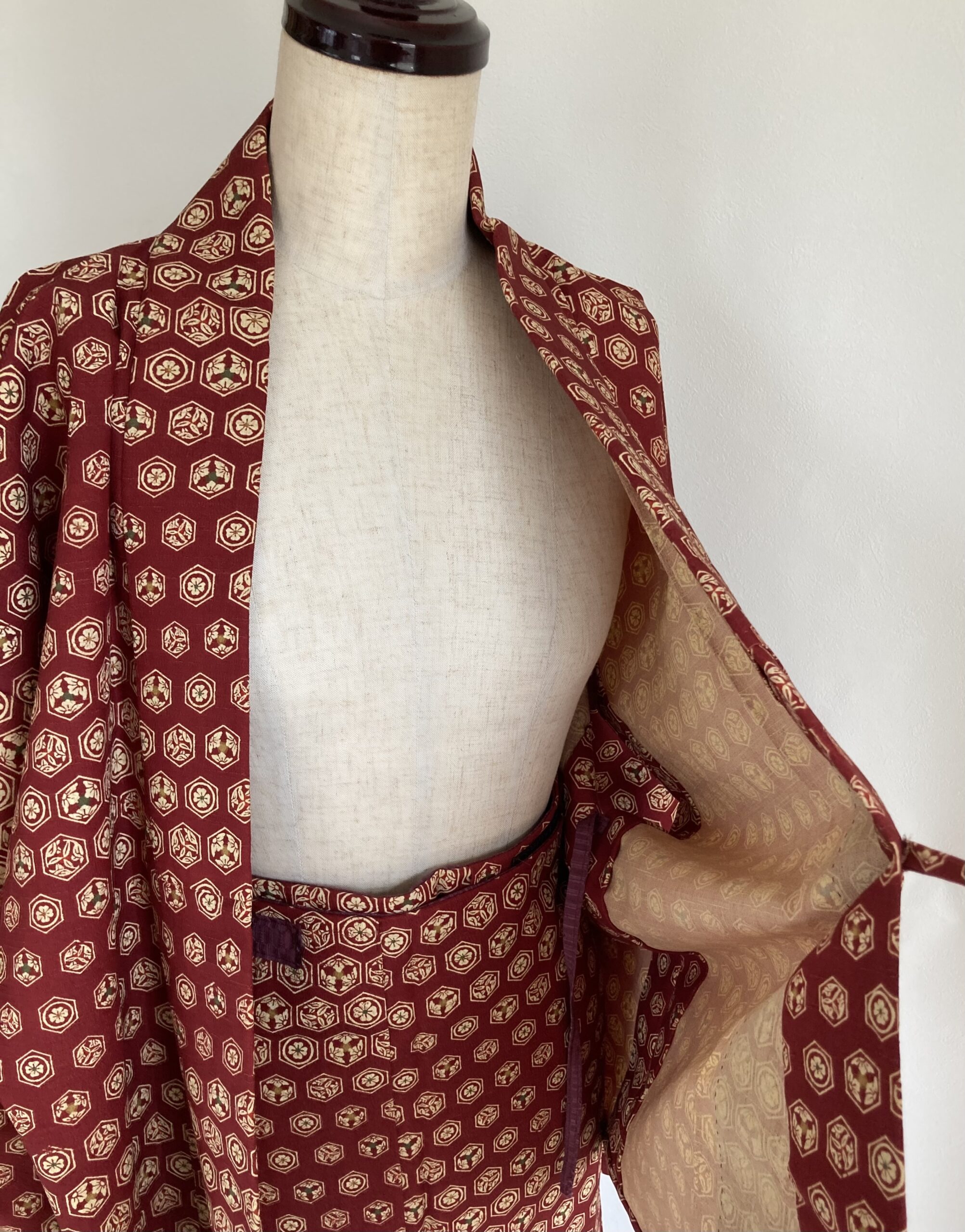 着物リメイク　2部式着物へ