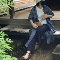 浴衣リメイク涼しいトップスやワンピース”介護にも最適”前開きの衣類甚平へ