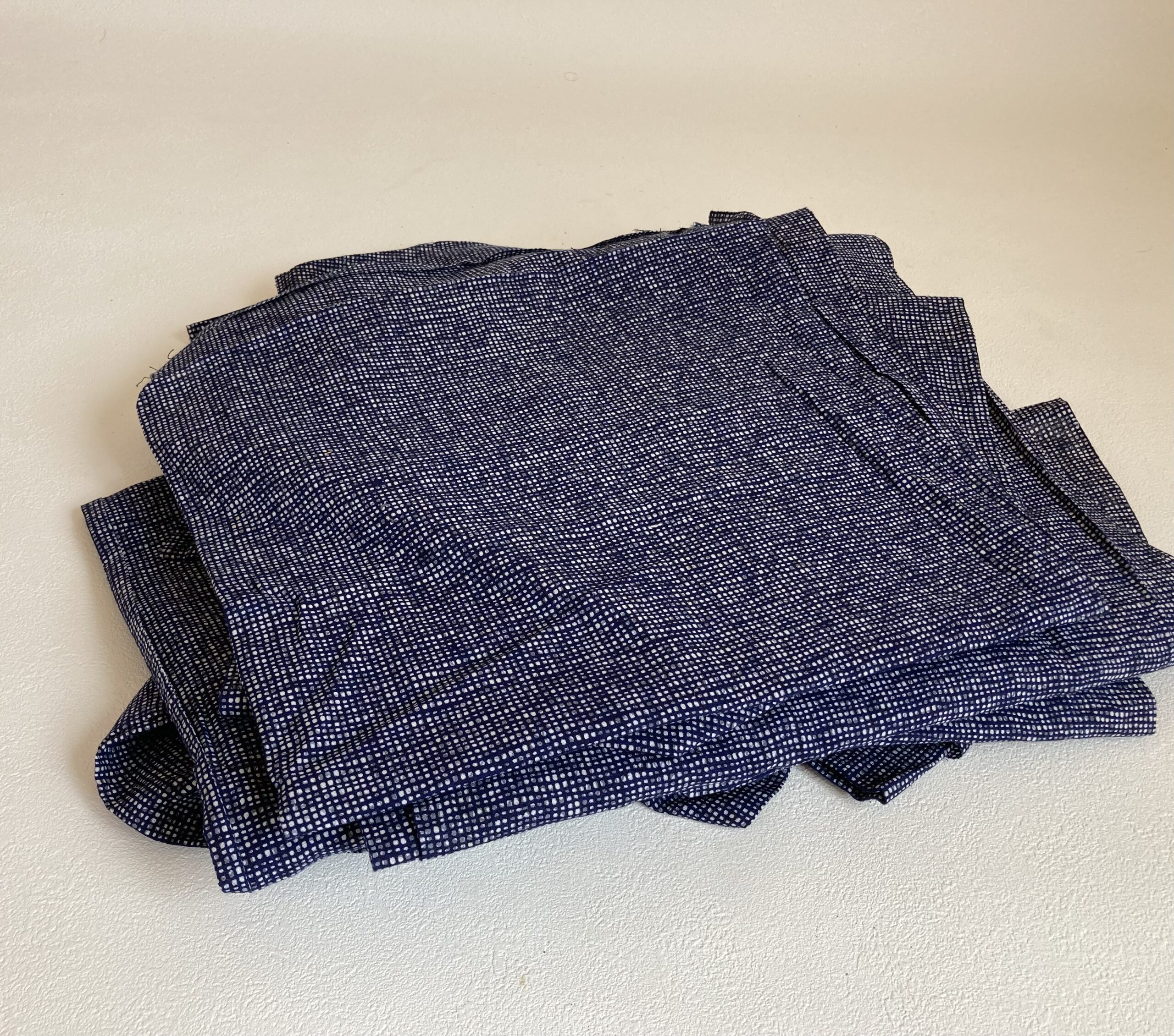 紺色浴衣　男性物浴衣