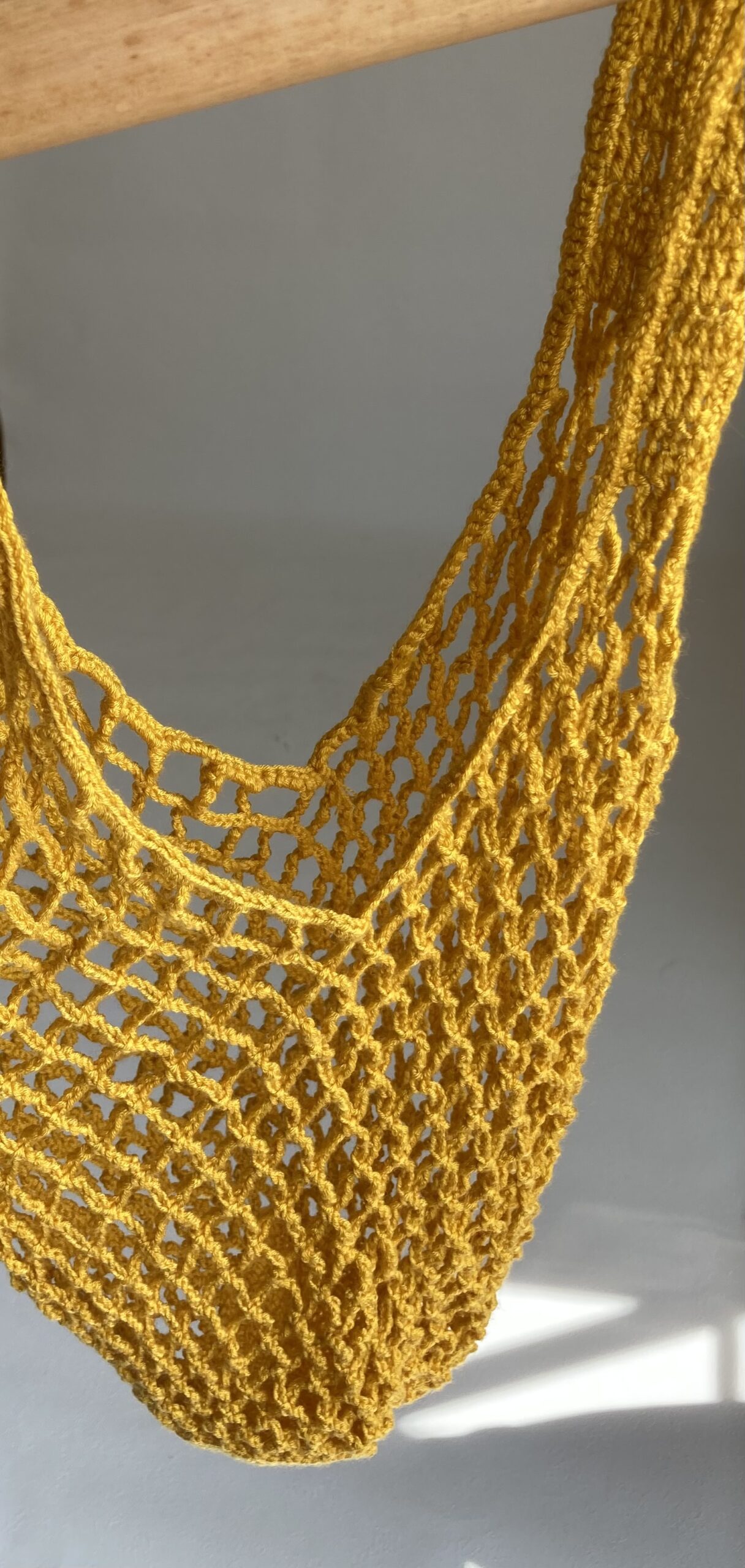 あみあみエコバック黄色で作りました