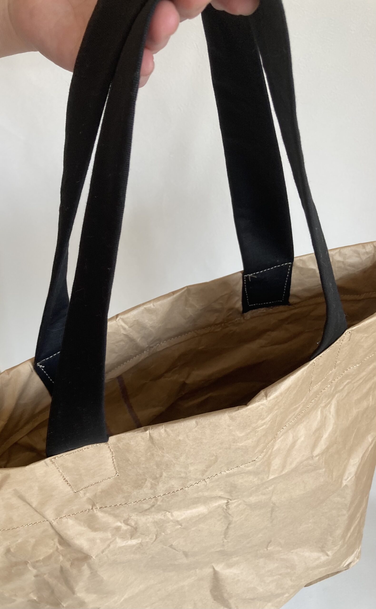 米袋エコバック　持ち手部分布