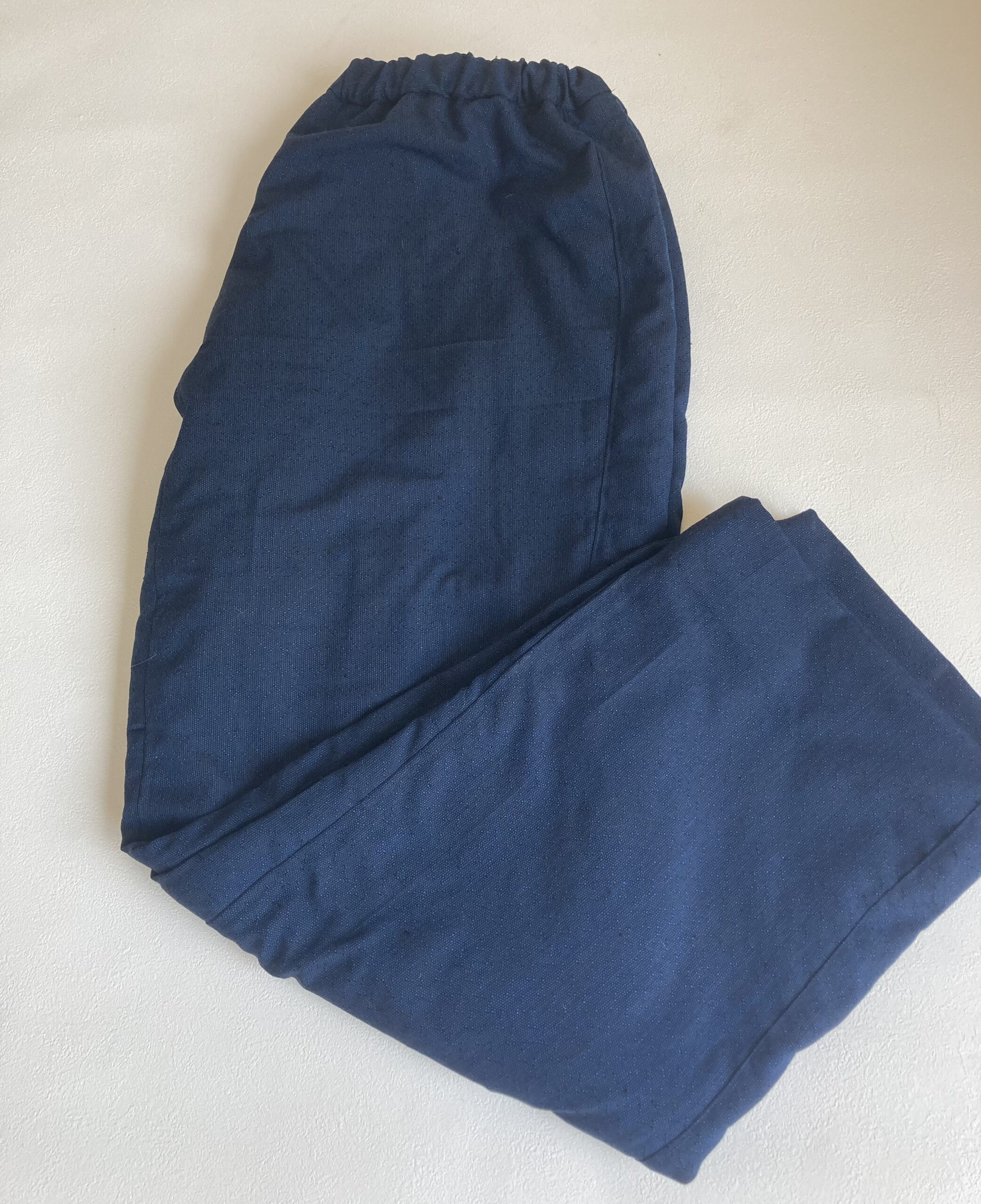 着物リメイク　フリースリメイク　再利用　モコモコパンツ冬