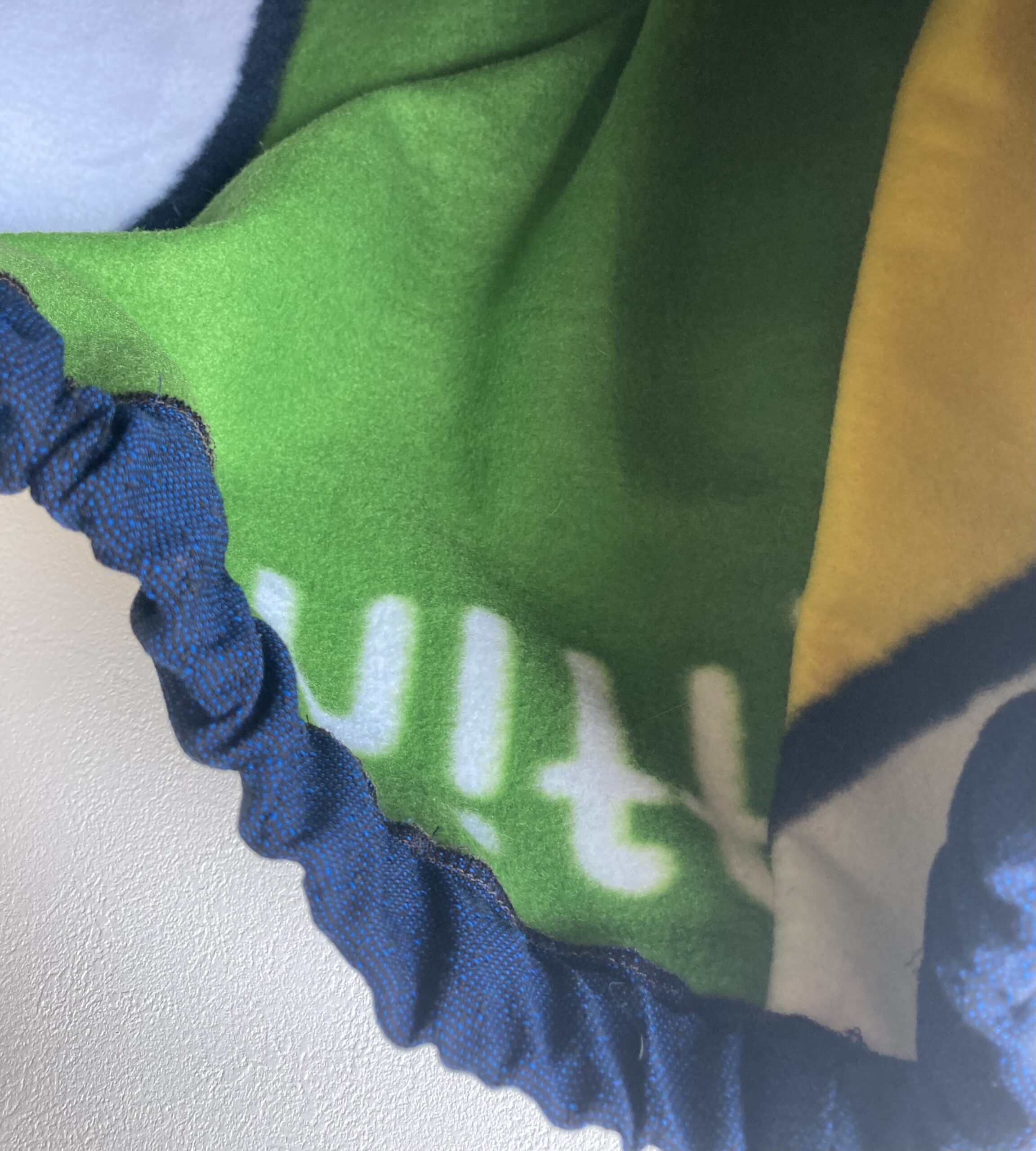 キャラものフリース再利用　ミッフィーちゃん　使わない暖かフリース