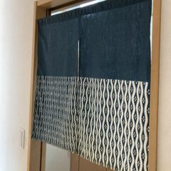 風呂敷活用法”のれんへ簡単リメイク”日常での使い方