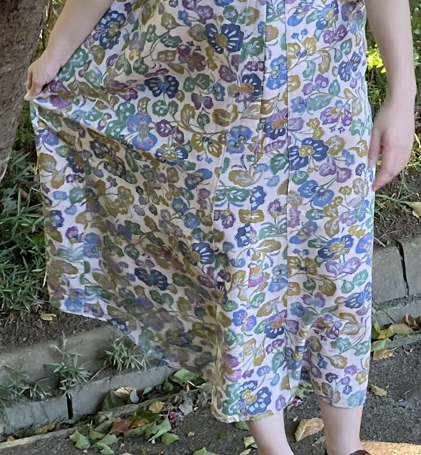 着物リメイク　ハギ