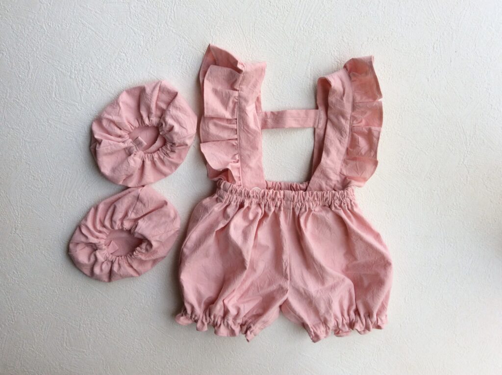 フリルの子供服 可愛い ピンク