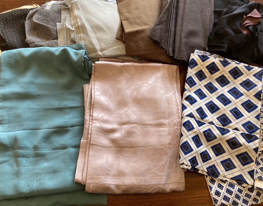 着ない着物　使わない着物　譲っていただきました