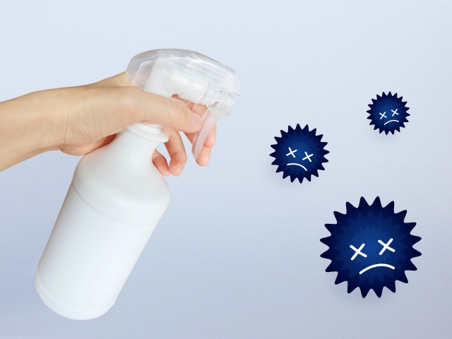 消臭スプレー　除菌