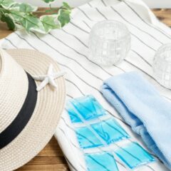 猛暑夏の暑さ対策！布ハギレやスカーフで保冷剤をおしゃれに使おう