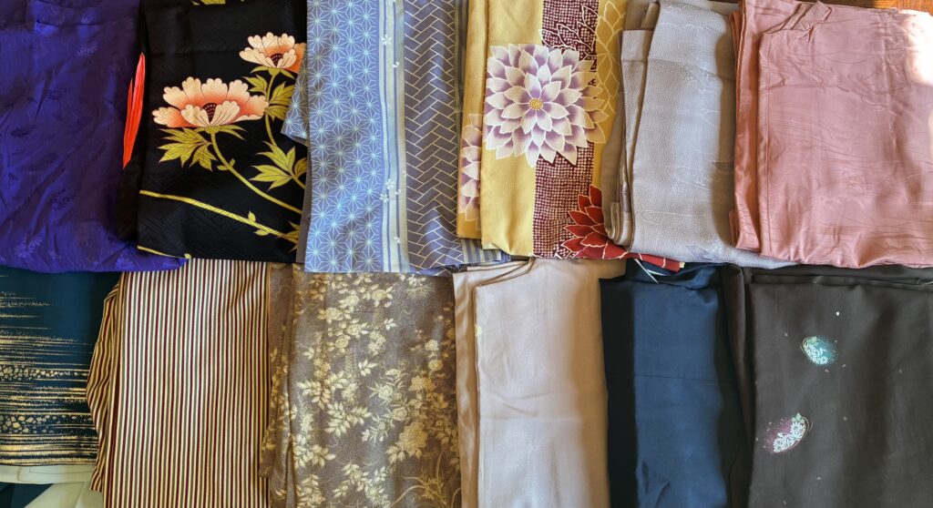 沢山の着物